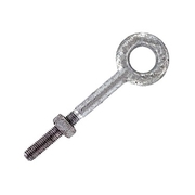 US CARGO CONTROL Eye Bolt 1/2", 2 in Shank, Steel, Galvanized GVEB12X2